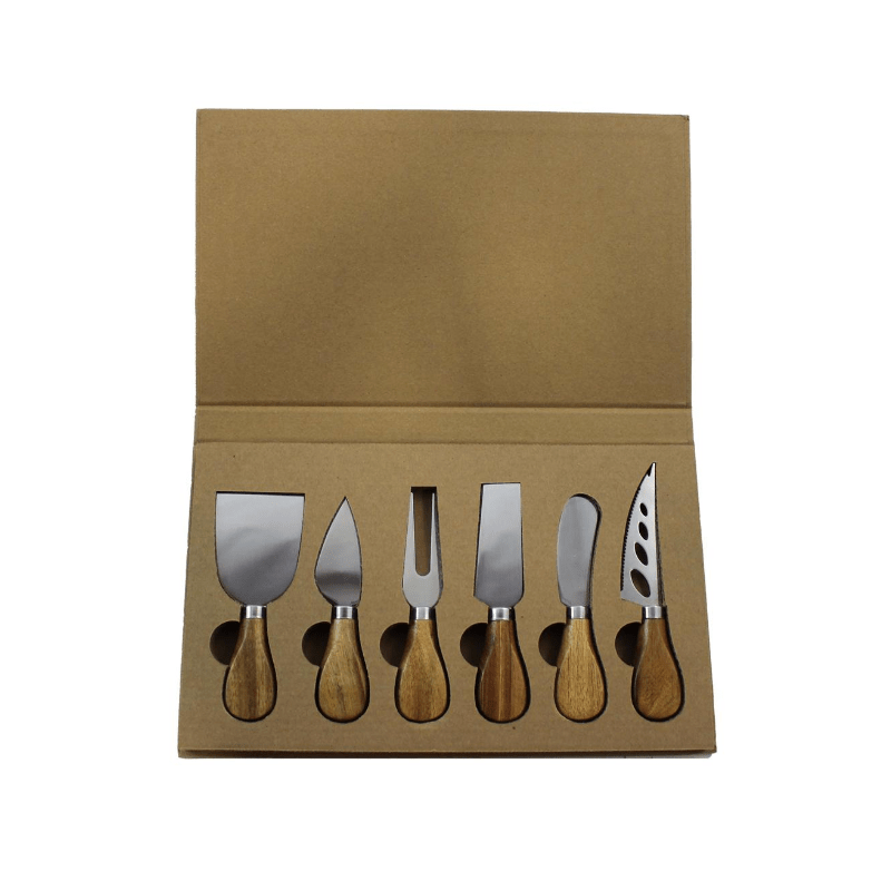 6 Piece Set Cheese Knives