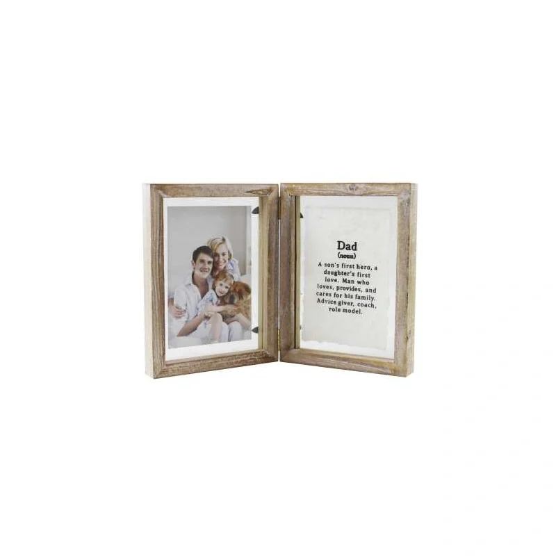 4x6" WOOD FOLDING FRAME- 'DAD'