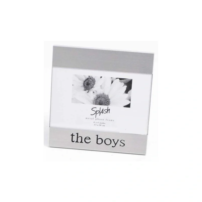 4x6 Brushed Aluminum Expression Frames - 'The Boys'