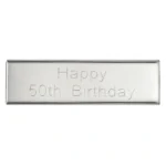 Quartz Gift Clock With Engraving Plate - Image 2