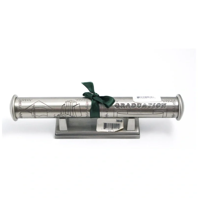 Pewter Graduation Certificate Holder