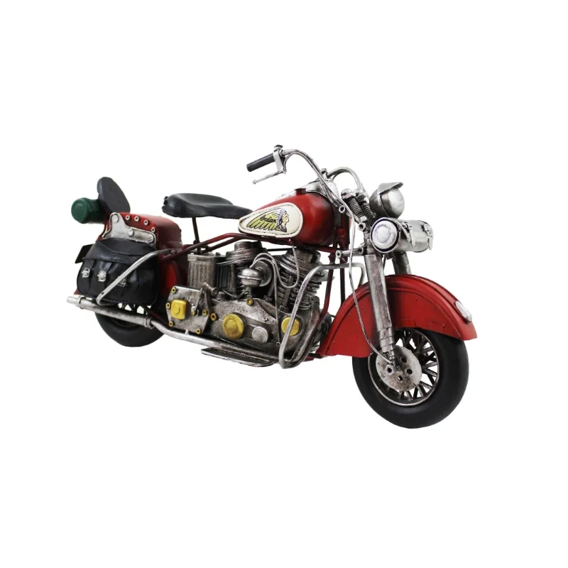 METAL SMALL RED MOTORCYCLE