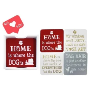 4PC. MDF DOG COAST'R/TRAY