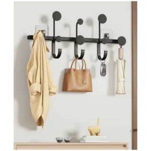 MTL BLK HANGING WALL HOOK