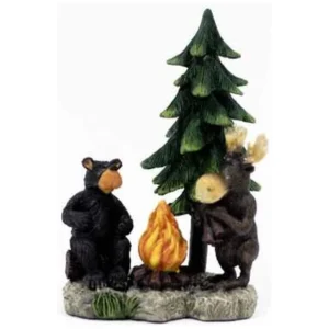 BEAR & MOOSE CAMPFIRE DECOR