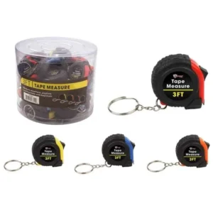 30 PCS TAPE MEASURE W/KEYCHAIN