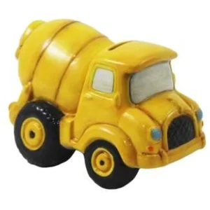 CER YLW CEMENT TRUCK MONEY BANK