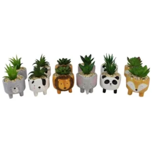 12PC ASST'D CER. ANIMAL PLANT'R