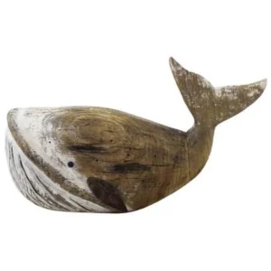 WD BROWN HUMPBACK WHALE DECOR