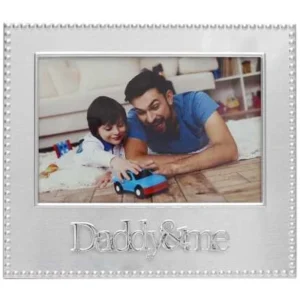 6X4" SLV ALUM. FRAME "DADDY & ME"