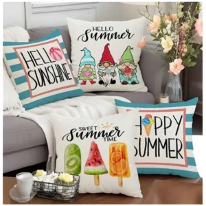 4PC INDOOR CUSHIONS-SUMMER