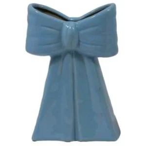 CER BLUE BOW VASE