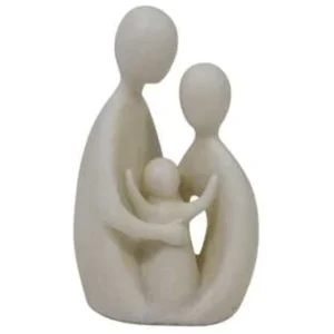 WHITE HOME DECOR-ABSTRACT FAMILY