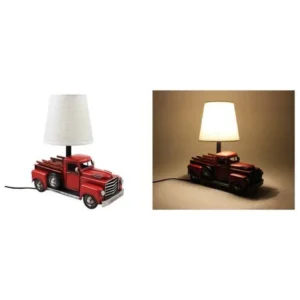 METAL RED PICK UP TRUCK LAMP