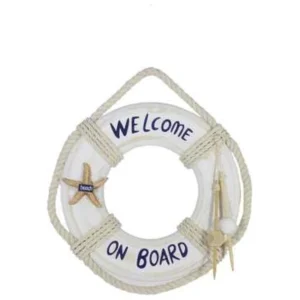 WHITE WOODEN LIFERING