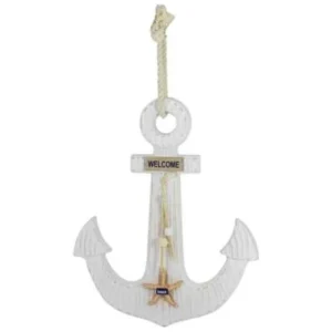 WHITE WOODEN ANCHOR