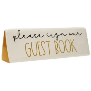 CER TRIANGLE TBL TPR -GUEST BOOK