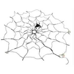 SPIDER WEB LIT 1M 70 ORGE LED