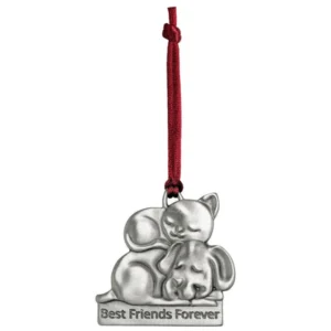 BFF Cat & Dog Ornament