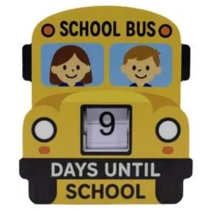 SCHOOL BUS COUNTDOWN DECOR