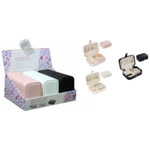 15PCS TRAVEL PU JEWELRY BOX