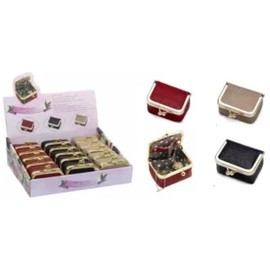 15PCS GENINUE LEATHER JEWELRY BOX