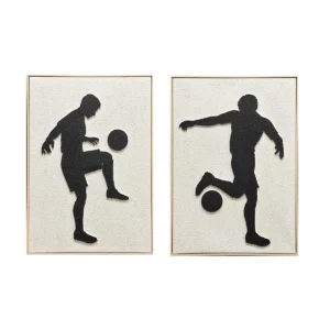 SOCCER PLAYER SHADOW WALL ART