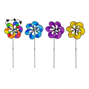 Spinner Flower Stake