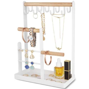Wood/Iron Jewellry Holder Organizer