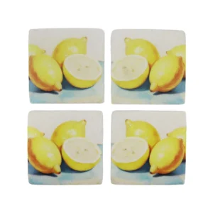 Resin Lemon Coasters