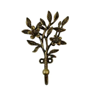 METAL PEWTER FLOWER HOOK