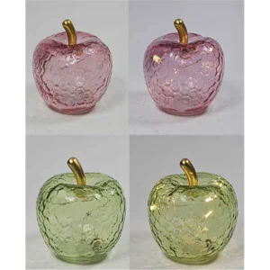 Crackle Glass Apple Lights