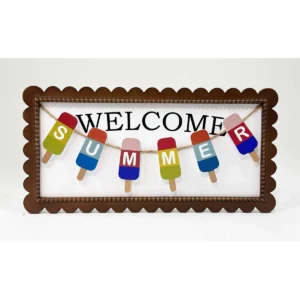 Popsicle Wall Art- Welcome Summer