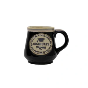 16 Oz Black Grad Mug - Follow Your Dreams The Future Is Yours Graduate