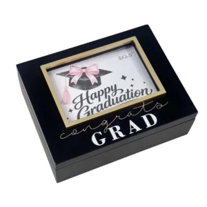 Mdf Congrats Grad Frame/ Keepsake Box