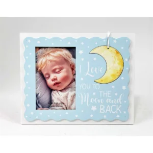 Blue Moon Photo Frame With Magnet Bookmark