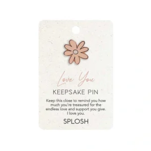 Flower Keepsake Pin- Love You