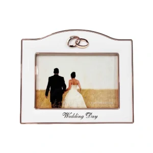 Rose Gold Plated Frame- Wedding Day