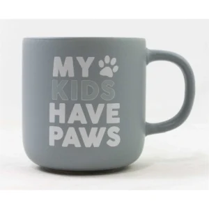 300 Ml Pet Lovers Mug- My Kids Have Paws- Microwave/ Dishwasher Safe