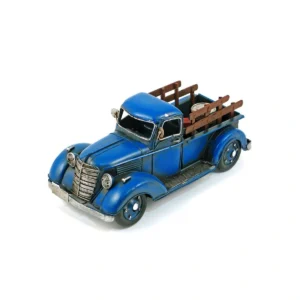 Metal Antique Blue Truck