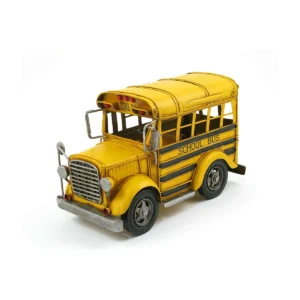 Metal Yellow School Bus