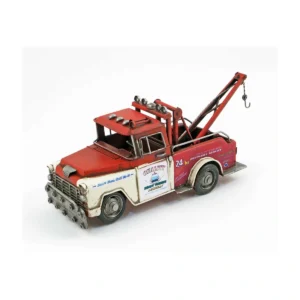 Metal Red Tow Truck