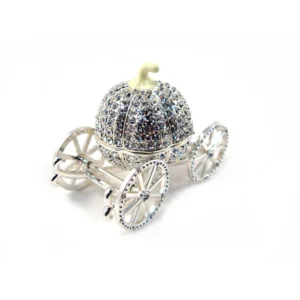 Crystal Pumpkin Carriage Jewellery Box