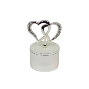 Double Heart Jewellery Box