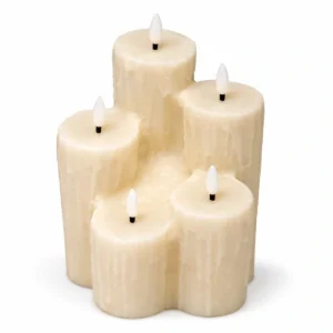 LED 5-IN-1 WEEPING CANDLE- REQUIRES 3xAAA BATTERIES